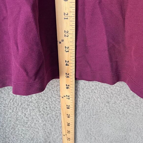 Nike Shirt Mens Medium Purple Roger Federer Short Sleeve Polo Golf Tennis Preppy - Picture 5 of 12